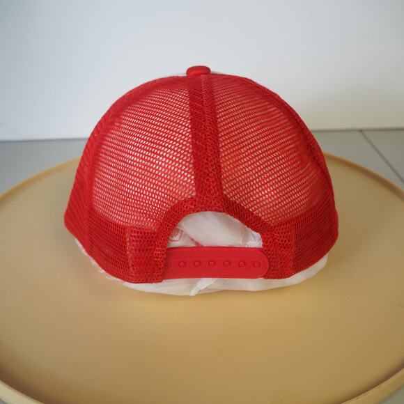 Coca Cola Snap Back Trucker Hat Cap Mesh Red White Retro Classic Patch OSFM - Picture 4 of 9